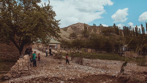 Село Катран Лейлекского района Баткенской области. Архивное фото - Sputnik Кыргызстан