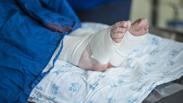 Пациентка в больничной койке. Архивное фото - Sputnik Кыргызстан