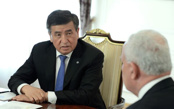 На встрече обсуждалось много вопросов, касающихся усиления сотрудничества Кыргызстана с Палестиной. - Sputnik Кыргызстан