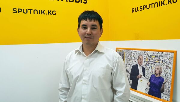 Генеральный секретарь Федерации сумо в КР Адил Шайхидинов - Sputnik Кыргызстан