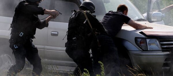 Задержание условных террористов. Архивное фото - Sputnik Кыргызстан