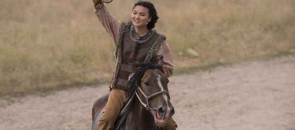 Каскадер Диана Ашырбаева Каскадер Диана Ашырбаева - Sputnik Кыргызстан