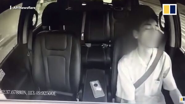 Таксист уснул за рулем и проехал значительное расстояние — видео из Китая - Sputnik Кыргызстан