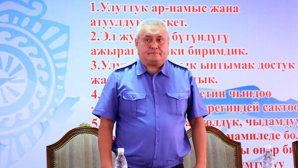 Начальник ОВД Аламудунского района Талантбек Асаналиев - Sputnik Кыргызстан
