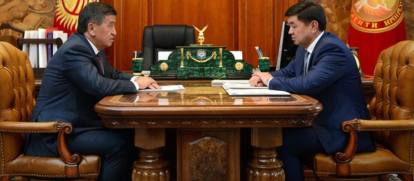 Президент КР Сооронбай Жээнбеков встретился с Мухаммедкалыем Абылгазиевым - Sputnik Кыргызстан