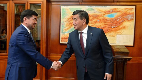 Президент КР Сооронбай Жээнбеков встретился с Мухаммедкалыем Абылгазиевым - Sputnik Кыргызстан