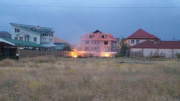 Пожар в микрорайоне Джал - Sputnik Кыргызстан