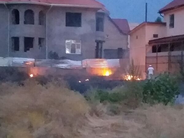 Пожар в микрорайоне Джал  - Sputnik Кыргызстан