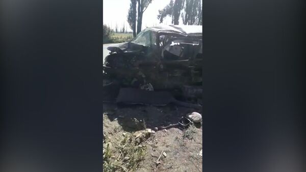 Смертельное ДТП  на Иссык-Куле, с участием 4 авто — видео с места - Sputnik Кыргызстан