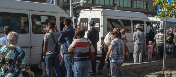 Работа маршрутного такси в Бишкеке - Sputnik Кыргызстан