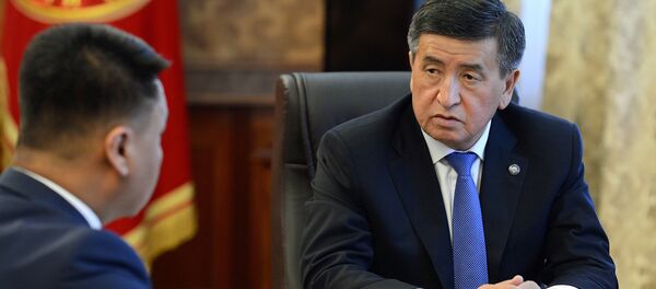 Президент КР Сооронбай Жээнбеков принял Дамира Сагынбаева - Sputnik Кыргызстан
