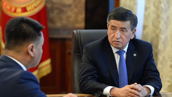 Президент КР Сооронбай Жээнбеков принял Дамира Сагынбаева - Sputnik Кыргызстан
