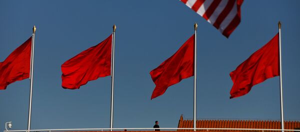 Флаги США и Китая. Архивное фото - Sputnik Кыргызстан