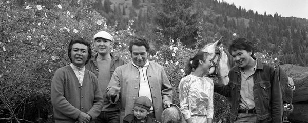 Съемки фильма Белый пароход Болота Шамшиева - Sputnik Кыргызстан