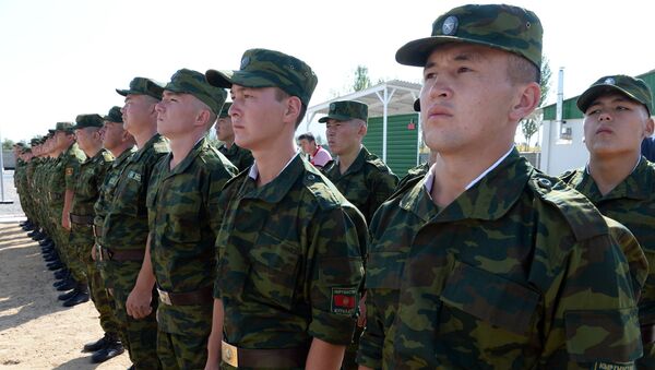 Военнослужащие пограничной службы Кыргызской Республики. Архивное фото - Sputnik Кыргызстан