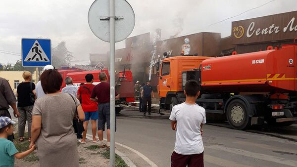 Пожар в лагманной в Бишкеке - Sputnik Кыргызстан