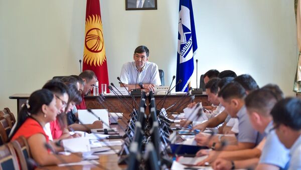 Рабочее совещание под руководством мэра Азиза Суракматова в Бишкеке - Sputnik Кыргызстан