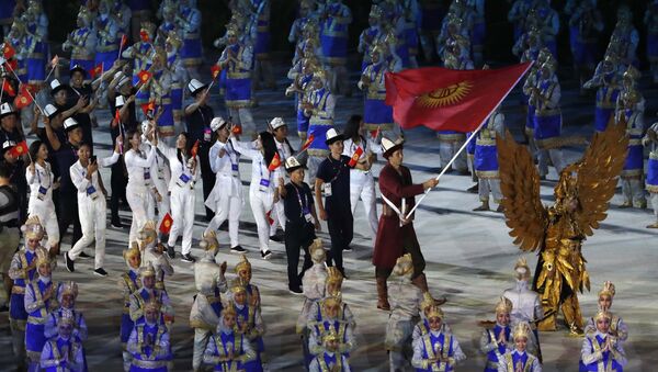 Церемония открытия азиатских игр в Джакарте - Sputnik Кыргызстан