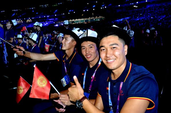 Церемония открытия азиатских игр в Джакарте - Sputnik Кыргызстан