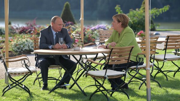 Рабочий визит президента РФ В. Путина в Германию - Sputnik Кыргызстан