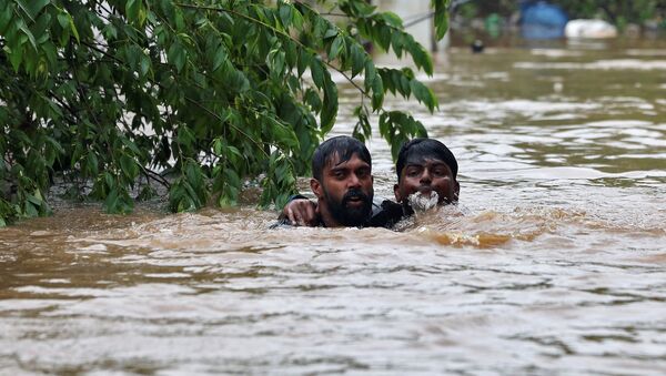 Последствия мощных муссонных ливней в Индии. Архивное фото - Sputnik Кыргызстан