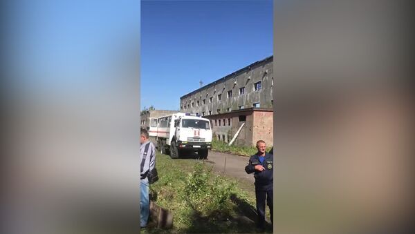 При обрушении завода на Сахалине погибли кыргызстанцы — видео с места трагедии - Sputnik Кыргызстан