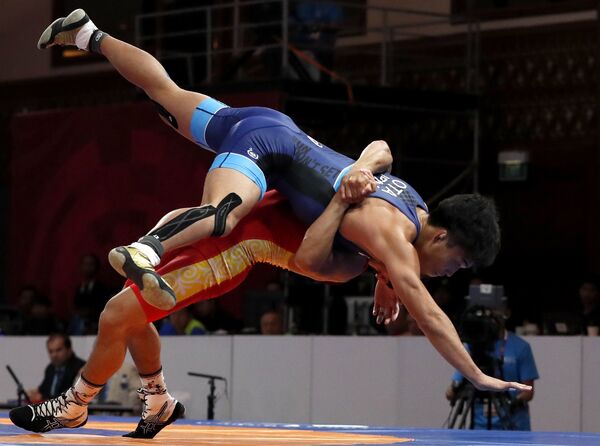 Азиатские игры 2018. Греок-римская борьба до 60 кг. Финал - Sputnik Кыргызстан