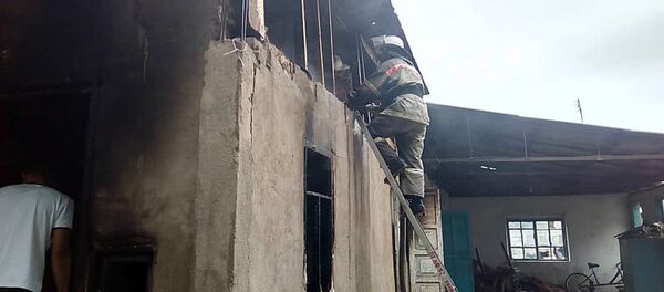 Пожар в Токмоке - Sputnik Кыргызстан