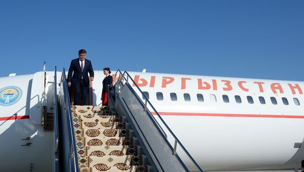 Президент Сооронбай Жээнбеков с государственным визитом прибыл в г.Ашхабад, Туркменистан - Sputnik Кыргызстан