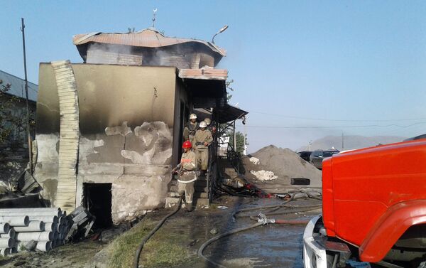 Пожар был потушен в 09.28. - Sputnik Кыргызстан