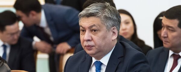 Жогоку Кеңештин жалпы жыйынында тышкы иштер министри Эрлан Абдылдаев. Архивное фото - Sputnik Кыргызстан
