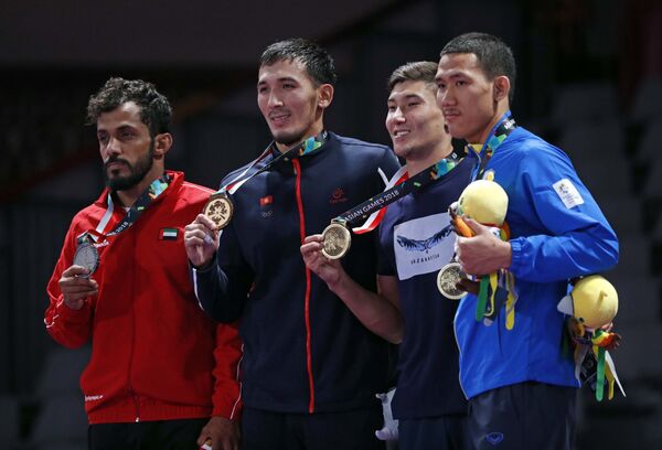 Азиатские игры 2018. Джиу-джитсу до 69 кг. Награждение - Sputnik Кыргызстан