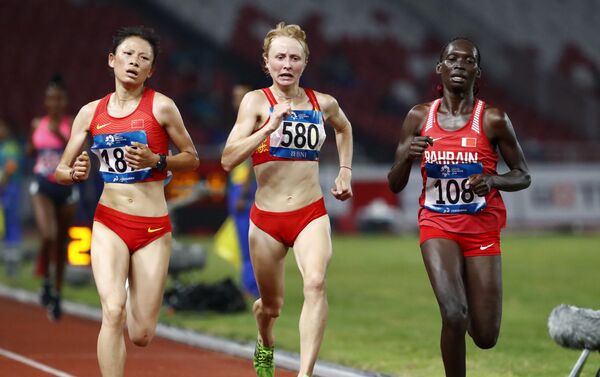 Кыргызстанская спортсменка Дарья Маслова завоевала золотую медаль на Азиатских играх - Sputnik Кыргызстан