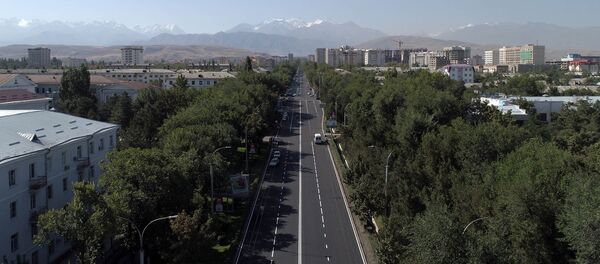 Как выглядит отремонтированный проспект Айтматова — аэросъемка - Sputnik Кыргызстан