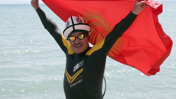 Заплыв Issyk-Kul Swim Challenge - Sputnik Кыргызстан
