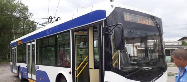 Новый троллейбусный маршрут № 6 в Бишкеке Новый троллейбусный маршрут № 6 в Бишкеке - Sputnik Кыргызстан