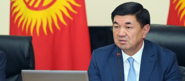 Премьер-министр КР Мухаммедкалый Абылгазиев Премьер-министр КР Мухаммедкалый Абылгазиев - Sputnik Кыргызстан