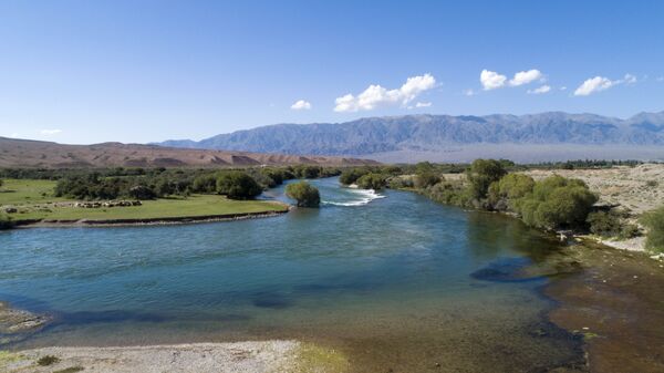Река Чу в Иссык-Кульской области. Архивное фото - Sputnik Кыргызстан