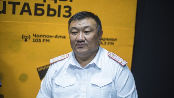 Жол кыймылы коопсуздугун камсыздоо башкы башкармалыгынын башчысынын орун басары Нур Сатыбалдиев - Sputnik Кыргызстан