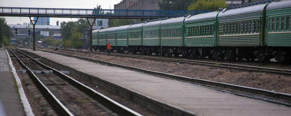 Поезда в железнодорожном вокзале Бишкека. Архивное фото - Sputnik Кыргызстан