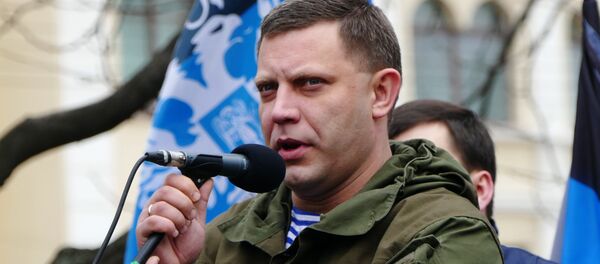 Архивное фото главы Донецкой народной республики (ДНР) Александра Захарченко - Sputnik Кыргызстан