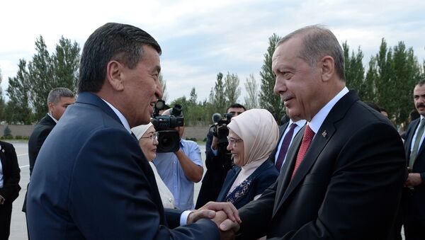 Официальный визит президента Турции Реджеп Тайип Эрдогана в Кыргызстан - Sputnik Кыргызстан