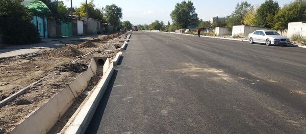 Бишкектеги оңдолуп жаткан Төрөкул Айтматов көчөсү - Sputnik Кыргызстан