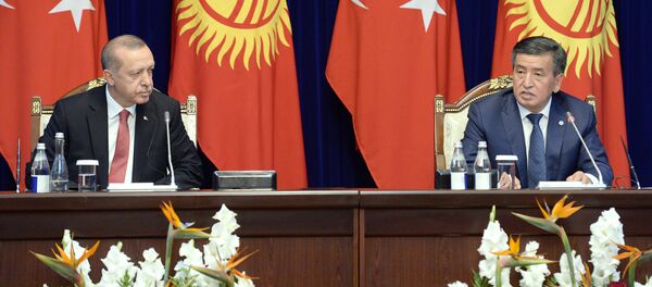 Официальный визит президента Турции Реджепа Тайипа Эрдогана в Кыргызстан - Sputnik Кыргызстан