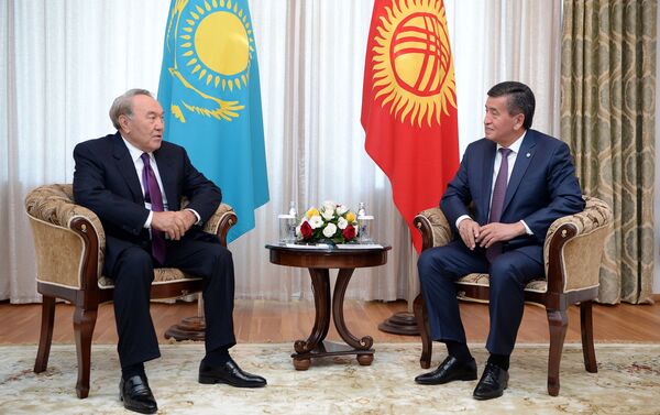Президент Казахстана также в качестве почетного гостя сегодня, 2 сентября, принял участие в церемонии открытия Третьих Всемирных игр кочевников. - Sputnik Кыргызстан