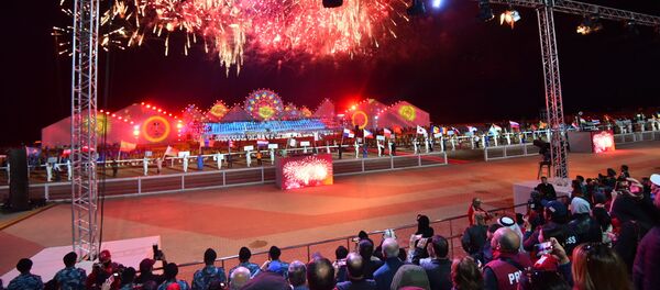 Церемония открытия III Всемирных игр кочевников Церемония открытия III Всемирных игр кочевников - Sputnik Кыргызстан