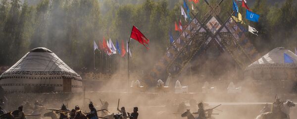III Всемирных игр кочевников. 2 день. Торжественная церемония открытия этногородка в урочище Кырчын - Sputnik Кыргызстан