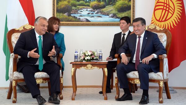 Официальный визит премьер-министра Венгрии Виктора Орбана в Кыргызстан - Sputnik Кыргызстан