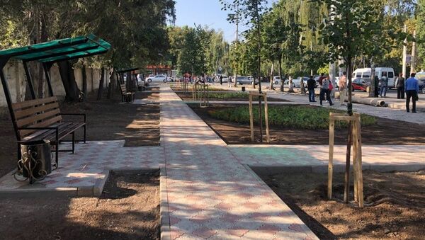 Открытие новой аллеи на пересечении улиц Байтик Баатыра и Суеркулова в Бишкеке - Sputnik Кыргызстан