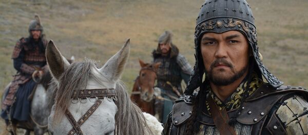 Российский актер Турар Мураталиев в образе хана Ногая в фильме Золотая Орда - Sputnik Кыргызстан